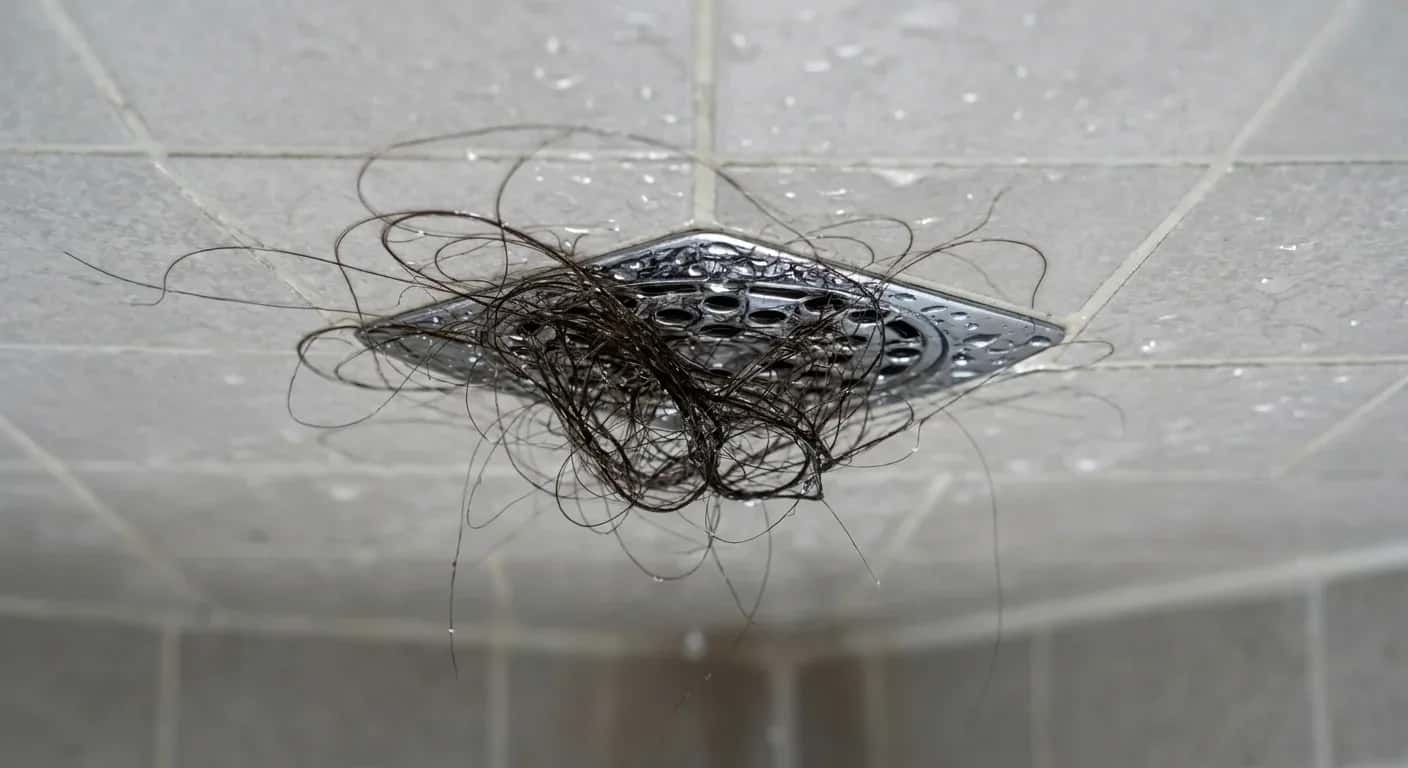 Quelle quantité de cheveux est-il normal de perdre sous la douche ?